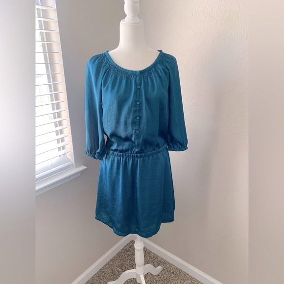 Old Navy Dresses & Skirts - Teal Button-Down Dress